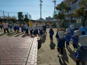 12/18(木)避難訓練を実施|愛知県愛西市 天王学園 天王幼稚園