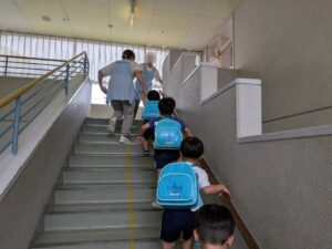 9/11(金)避難訓練を行いました。|愛知県愛西市 天王学園 幼保連携型認定こども園 天王幼稚園